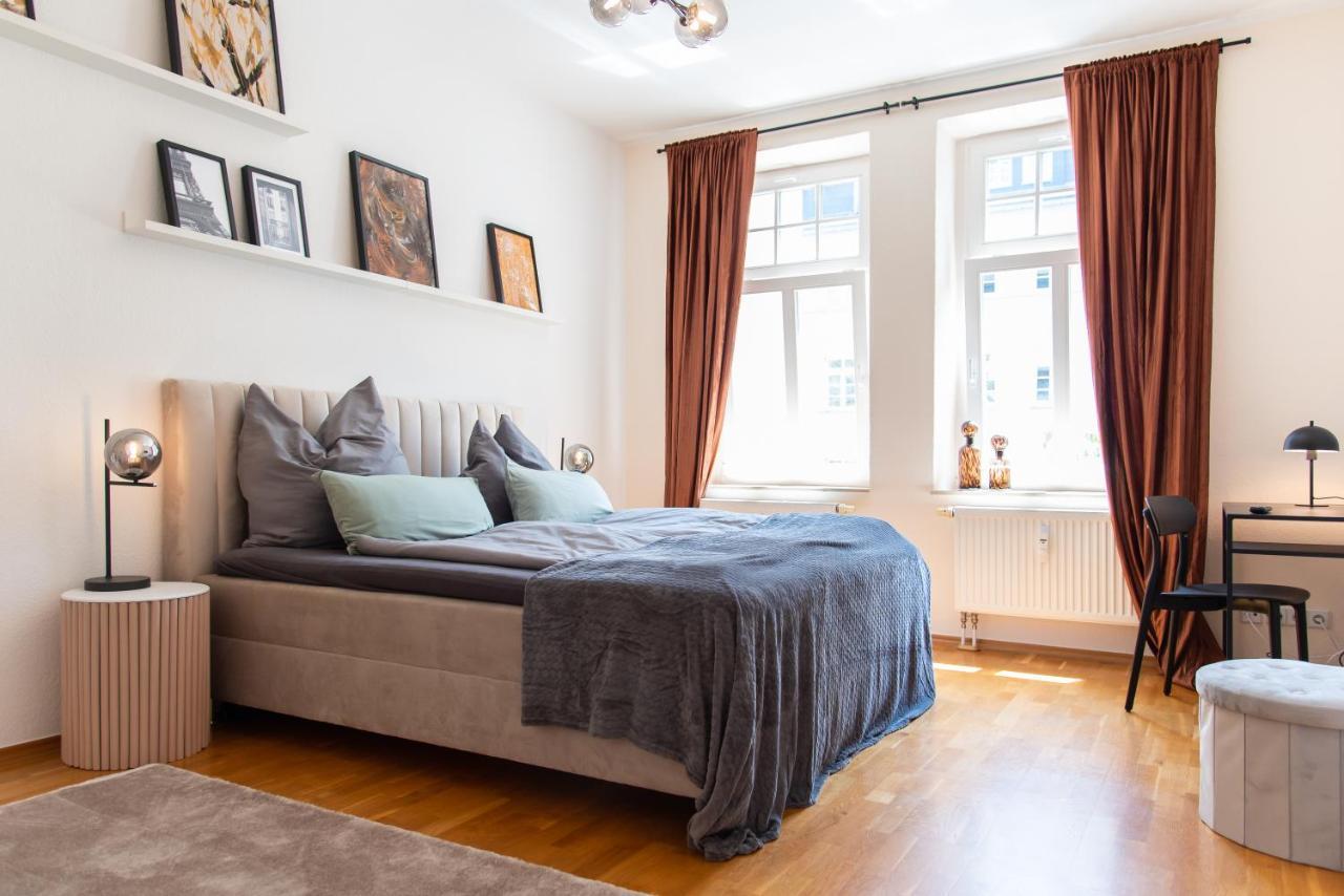 Kaßberg - Studio mit Balkon, Netlfix und Wifi Chemnitz Exterior foto